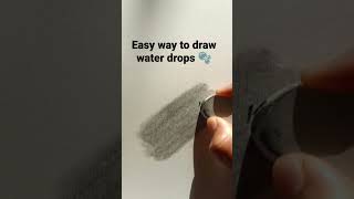 waterdrops pencil drawing✏️#shortstory#drawings#shortvideo#pencildrawing#diy