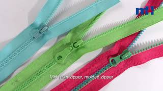 Resin Zipper Types and Sizes | Buy Zippers from China's Factory Directly