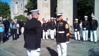 First salute