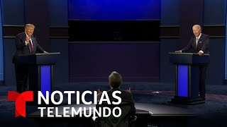 Trump vs Biden: primer debate termina en un caos | Noticias Telemundo