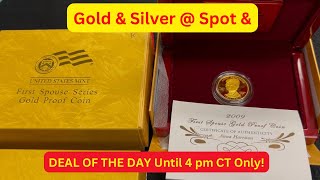 Gold & Silver @ Kitco spot price | DEAL OF THE DAY 1/28/29