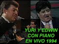 SIN ELLA Y SECRETO AMOR, YURI ORTUÑO Y EDWIN CASTELLANOS EN VIVO, VOZ Y PIANO CANTANDO Especial 1994