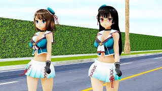 【MMD艦これ】鳥海さん摩耶さんで「歌おうよ」【4K】【MMDモーション配布あり】