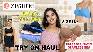 *ZIVAME SALE HAUL* | Upto 70% OFF | Bras, Tummy Tucker, Loungewear \u0026 Activewear |