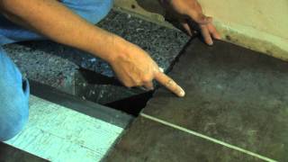 SnapStone Porcelain Tile Installation - Measuring the Cut