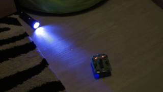 Formula Flowcode robot tracking light source