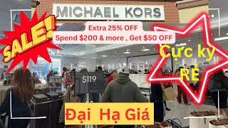 MICHAEL KORS Xả Hàng Sales cuối năm 🛍️Đồ Hiệu Siêu Rẻ và Đẹp! Super Saving ! Nhanh tay! Cực Kỳ Rẻ