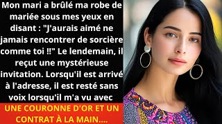 Mon mari a brûlé ma robe de mariée sous mes yeux en disant: \