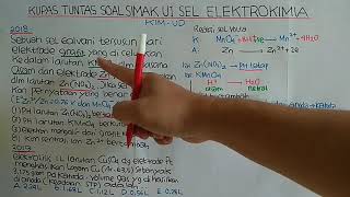 KUPAS TUNTAS SOAL SIMAK UI (PART 1) SEL ELEKTROKIMIA