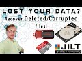 How to Recover Data/Files from a Formatted Hard Disk/ Pen Drive/ Memory Card (Step By Step)