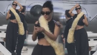 Kim Kardashian jets back to Los Angeles after Cabo getaway