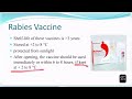 rabies features categories of rabies exposure pep vaccine rabies immunoglobulin