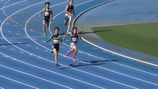 ⑫祝！２位せいや男子400m決勝 第75回東京都高等学校新人陸上競技対校選手権大会20230918