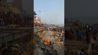 The Burning Ghat 🔥 ! Samsan Ghat Banaras