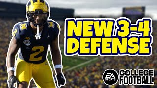 NEW 3-4 Odd Defense SCREAMS In College Football 25!!!