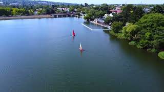 Emmarentia Dam, Johannesburg, South Africa - Best Drone Shots of Sail Boats