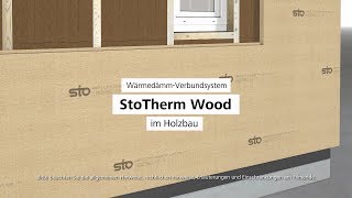 Wärmedämm-Verbundsystem StoTherm Wood im Holzbau