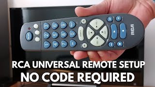 How to set up a universal TV remote without codes, easy remote