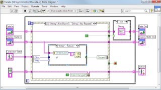 LabVIEW: masking keyboard input using an XControl