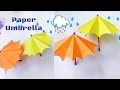 How to make a paper umbrella that open and close || very easy || paper umbrella making