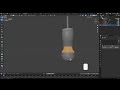 【blender 初心者向け】ペンダントライトを5分で簡単 マテリアル u0026ライティング！