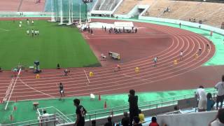 ２０１３年愛知県新人戦　名北予選　男子４００ｍ決勝