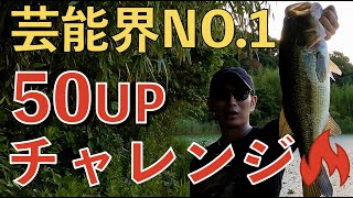 【バス釣り おかっぱり】野池のマットカバーに俳優がパンチングしまくるとこうなります。 #50up #デカバス #bassfishing #fishing