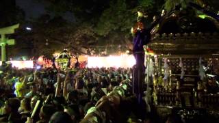 川崎山王祭 2013 神幸祭 稲毛神社宮入り