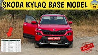 Skoda Kylaq Base Model- Delivery Update | Accessories Price List| Top Model Se Acha Kylaq Classic Lo