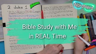 Bible Study with Me in REAL Time | Bible Verse Mapping