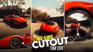CapCut AE like CAR Edit Tutorial | Car Reels Editing CAPCUT β¨