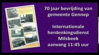 Herdenkingsceremonie Bevrijding Gennep