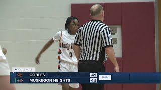 Muskegon Heights 43, Gobles 41