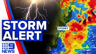 BOM warns of hail, flooding and damaging winds | Weather alert | 9 News Australia