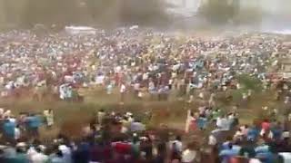 Uthrali pooram view from train