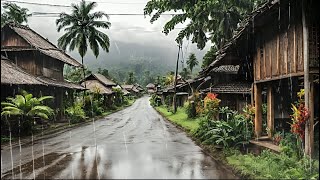 Cozy Rain on the Village Streets of Bali Island - Exergenjes