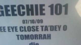 Geechie 101 Phrase of the Day EE EYE CLOSE TA'DEY O TOMMORRAH-die