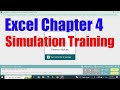 Excel Chapter 4: Simulation Training | Excel Chapter 4 Simulation Exam | @PearsonSolution