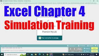 Excel Chapter 4: Simulation Training | Excel Chapter 4 Simulation Exam | @PearsonSolution