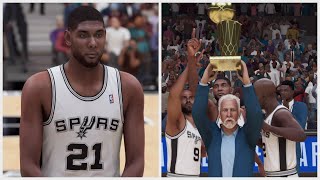 2003 NBA Finals Game 6: Tim Duncan Leads Spurs to 2nd Championship | Classic Game on NBA 2K24 (PS5)