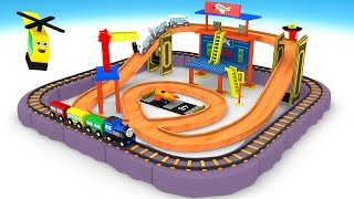 new toy train set - train cartoon for kids - toy videos for kids - choo choo Train kids videos