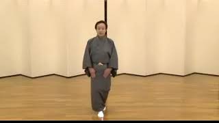 林流『日本舞踊手のほどき』林啓二　[歩き方]