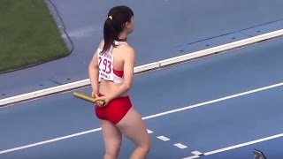 国際学院47.51 / 2016関東高校陸上　北関東女子 4×100mリレー　予選1組