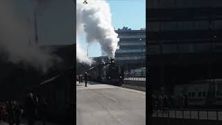 Höyryveturi Ukko-Pekka Hr1 lähtee / Steam locomotive Ukko-Pekka Hr1 is leaving to Kirkkonummi