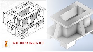 Tutorial Autodesk Inventor 2020 Ejercicio 5 Abrazadera De Horquilla CAD