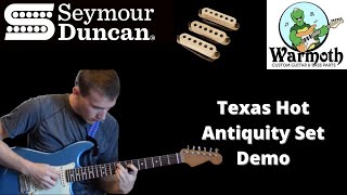 Seymour Duncan Texas Hot Antiquities and Warmoth Stratocaster Neck Demo