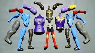 Unboxing mainan superhero thanos x ultraman x batman x figure bima