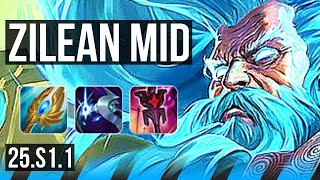 ZILEAN vs AKALI (MID) | NA Master | 25.S1.1