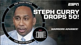 Steph Curry is the GREATEST PG to ever live?! Stephen A. reacts to historic night 💪 | NBA Countdown
