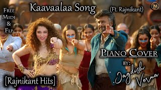 Kaavaalaa | Jailer ft. Rajnikant | Piano Cover By Jagdish Verma | Free Midi & FLP #trending #song